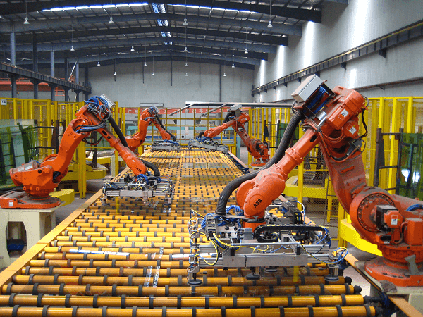 Hệ thống robot bốc xếp hàng hóa