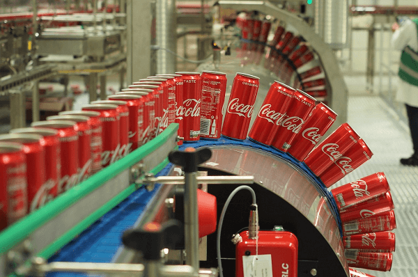 Dây chuyền sản xuất Coca cola