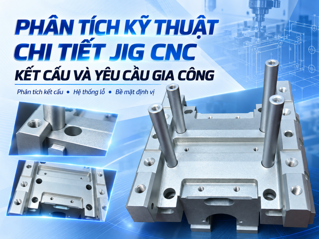 Phân tích kỹ thuật chi tiết Jig CNC: Kết cấu và yêu cầu gia công